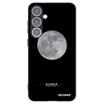 Picasee silikonový černý obal pro Samsung Galaxy S24+ S926B 5G - Moon Minimal