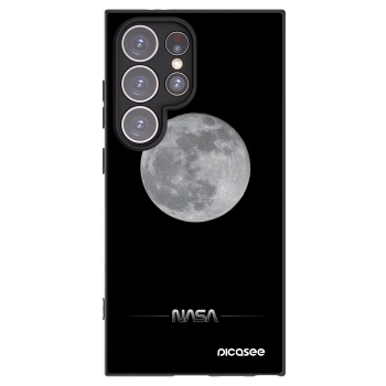 Picasee silikonový černý obal pro Samsung Galaxy S24 Ultra S928B 5G - Moon Minimal