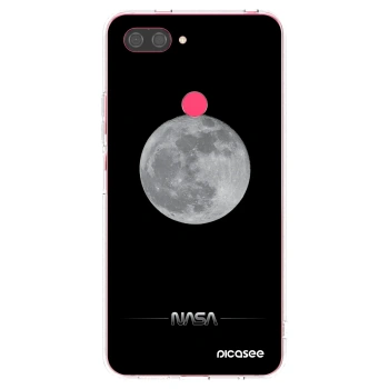 Picasee silikonový průhledný obal pro Xiaomi Mi 8 Lite - Moon Minimal