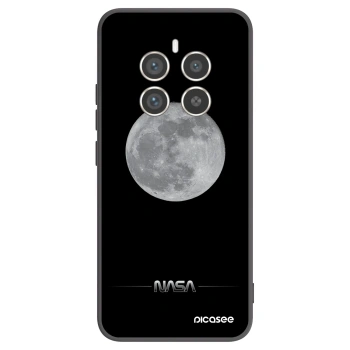 Picasee silikonový černý obal pro Realme 12 Pro 5G - Moon Minimal