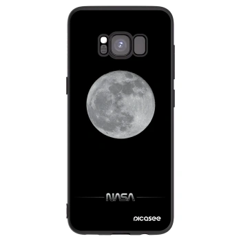 Picasee silikonový černý obal pro Samsung Galaxy S8 G950F - Moon Minimal