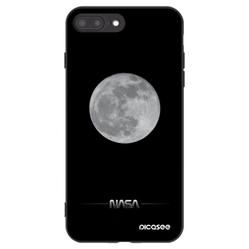 Picasee silikonový černý obal pro Apple iPhone 8 Plus - Moon Minimal