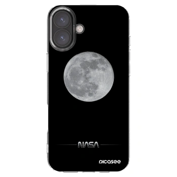 Picasee silikonový průhledný obal pro Apple iPhone 16 Plus - Moon Minimal