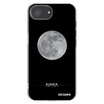 Picasee silikonový průhledný obal pro Apple iPhone 16e - Moon Minimal