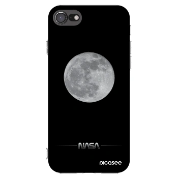 Picasee silikonový průhledný obal pro Apple iPhone 7 - Moon Minimal