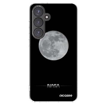 Picasee silikonový průhledný obal pro Samsung Galaxy S24 FE S721B - Moon Minimal