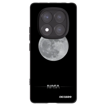 Picasee silikonový černý obal pro Xiaomi Redmi Note 14 Pro 5G - Moon Minimal