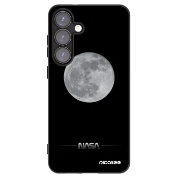 Picasee silikonový černý obal pro Samsung Galaxy S25+ 5G - Moon Minimal