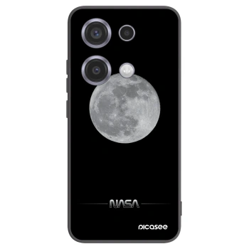 Picasee silikonový černý obal pro Xiaomi Redmi Note 14S - Moon Minimal