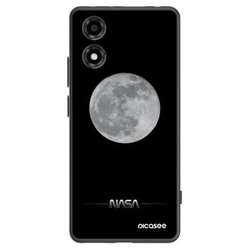 Picasee silikonový černý obal pro Motorola Moto E14 - Moon Minimal