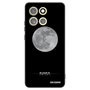 Picasee silikonový černý obal pro Motorola Moto G86 5G - Moon Minimal