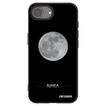 Picasee silikonový černý obal pro Apple iPhone 17e - Moon Minimal
