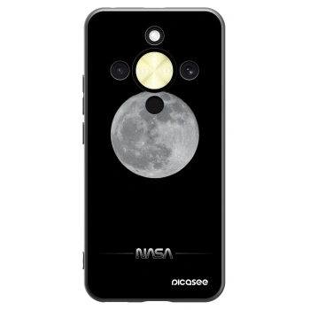 Picasee silikonový černý obal pro Honor Magic8 Lite 5G - Moon Minimal