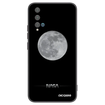 Picasee silikonový černý obal pro Huawei Nova 5T - Moon Minimal