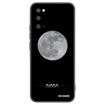 Picasee silikonový černý obal pro Samsung Galaxy S20 G980F - Moon Minimal