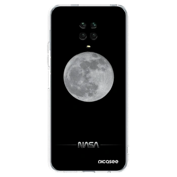 Picasee silikonový průhledný obal pro Xiaomi Redmi Note 9 Pro - Moon Minimal