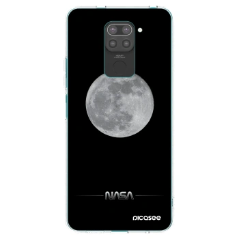 Picasee silikonový černý obal pro Xiaomi Redmi Note 9 - Moon Minimal