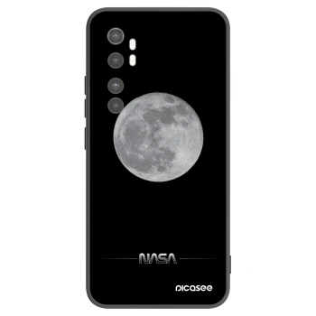 Picasee silikonový černý obal pro Xiaomi Mi Note 10 Lite - Moon Minimal