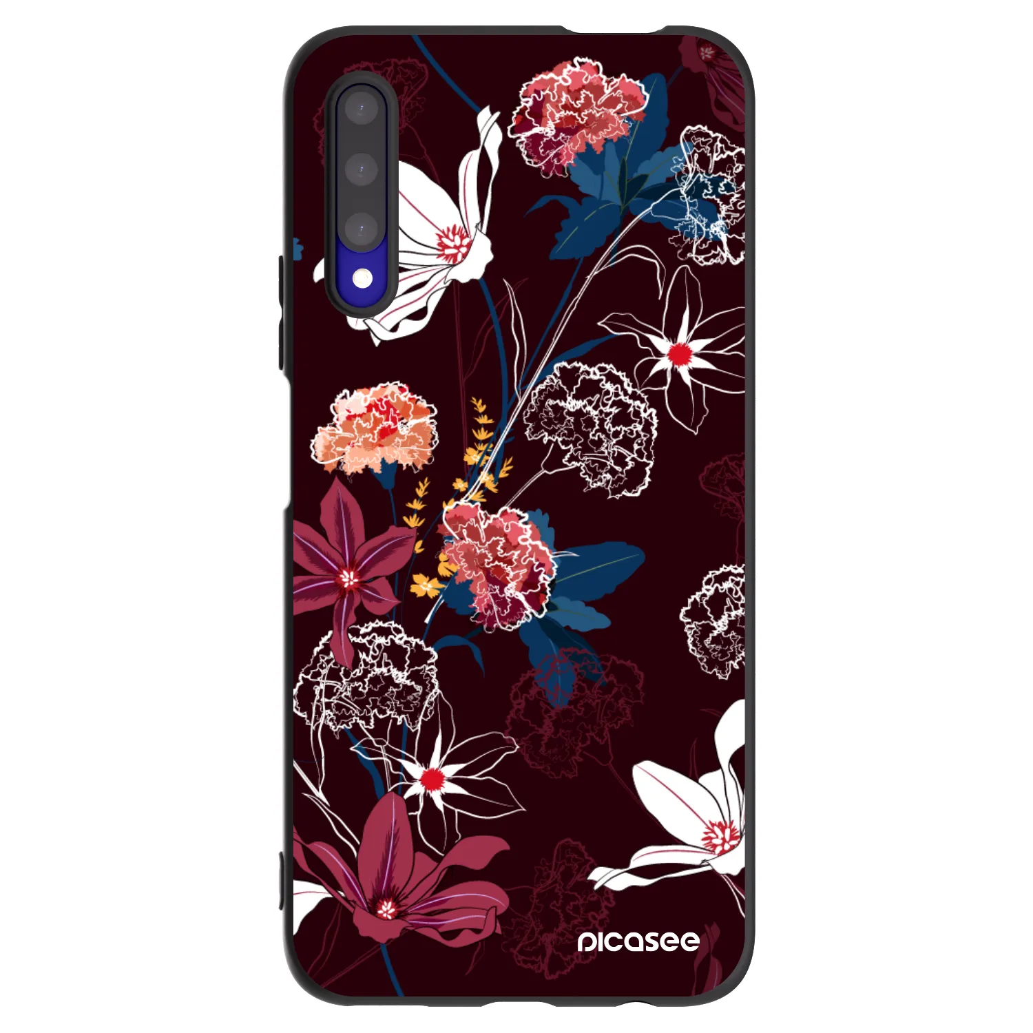 Picasee silikonový černý obal pro Honor 9X Pro - Dark Meadow