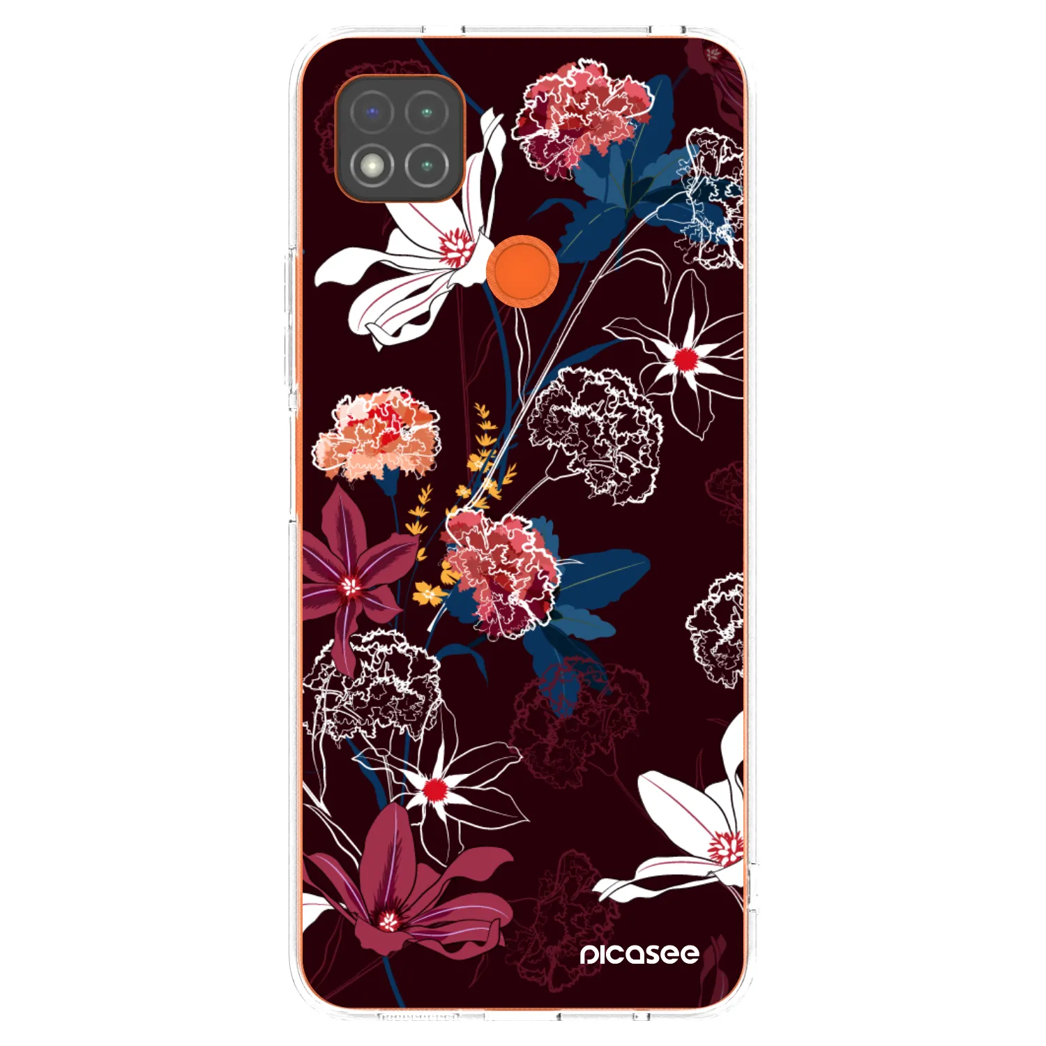 Picasee silikonový průhledný obal pro Xiaomi Redmi 9C - Dark Meadow