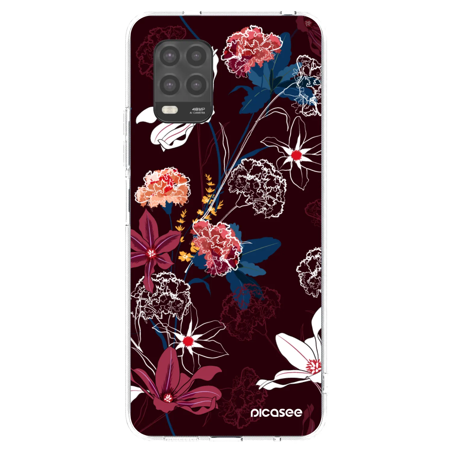 Picasee silikonový průhledný obal pro Xiaomi Mi 10 Lite - Dark Meadow