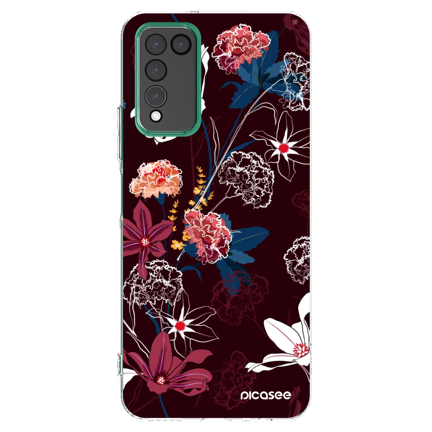 Picasee silikonový průhledný obal pro Honor 10X Lite - Dark Meadow