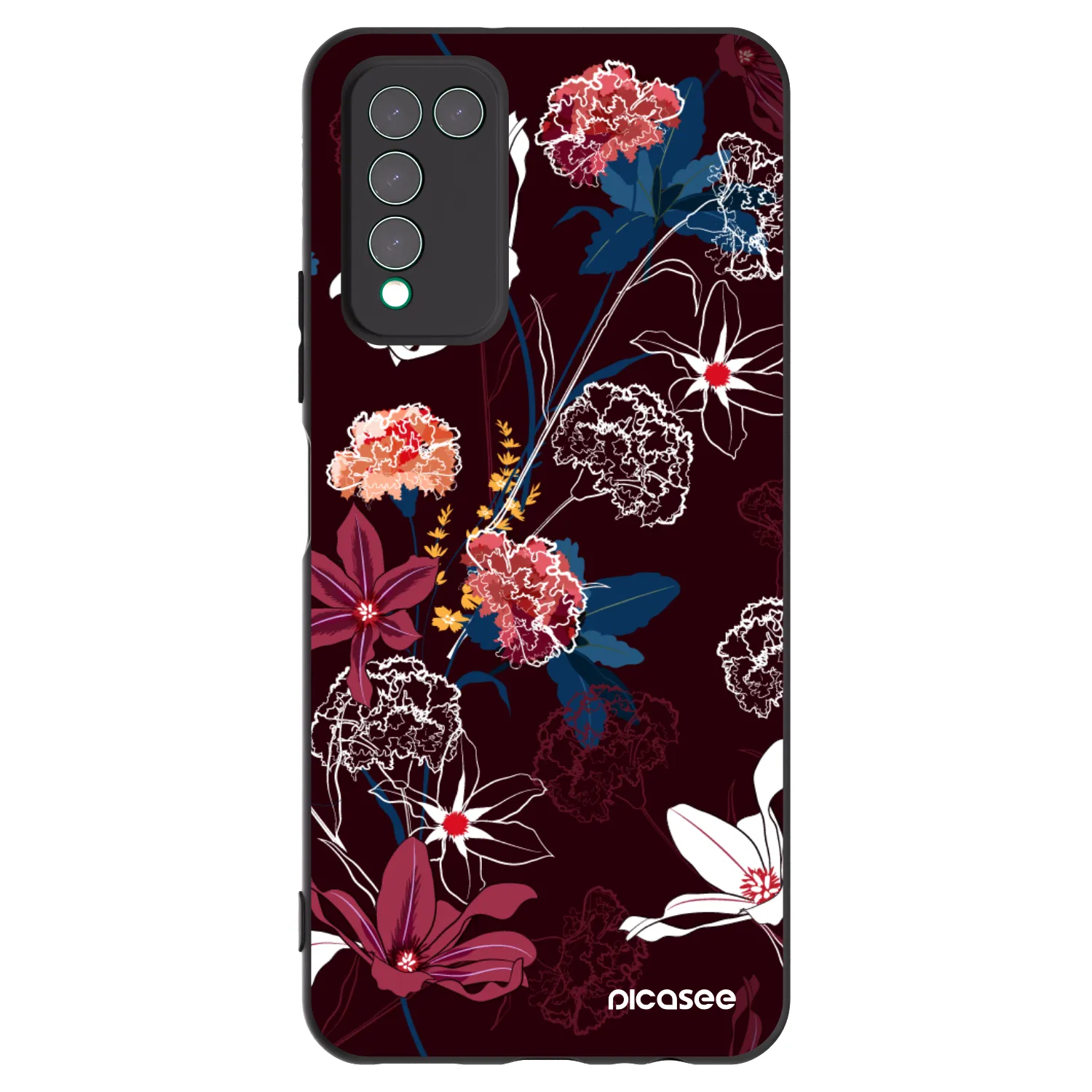 Picasee silikonový černý obal pro Honor 10X Lite - Dark Meadow