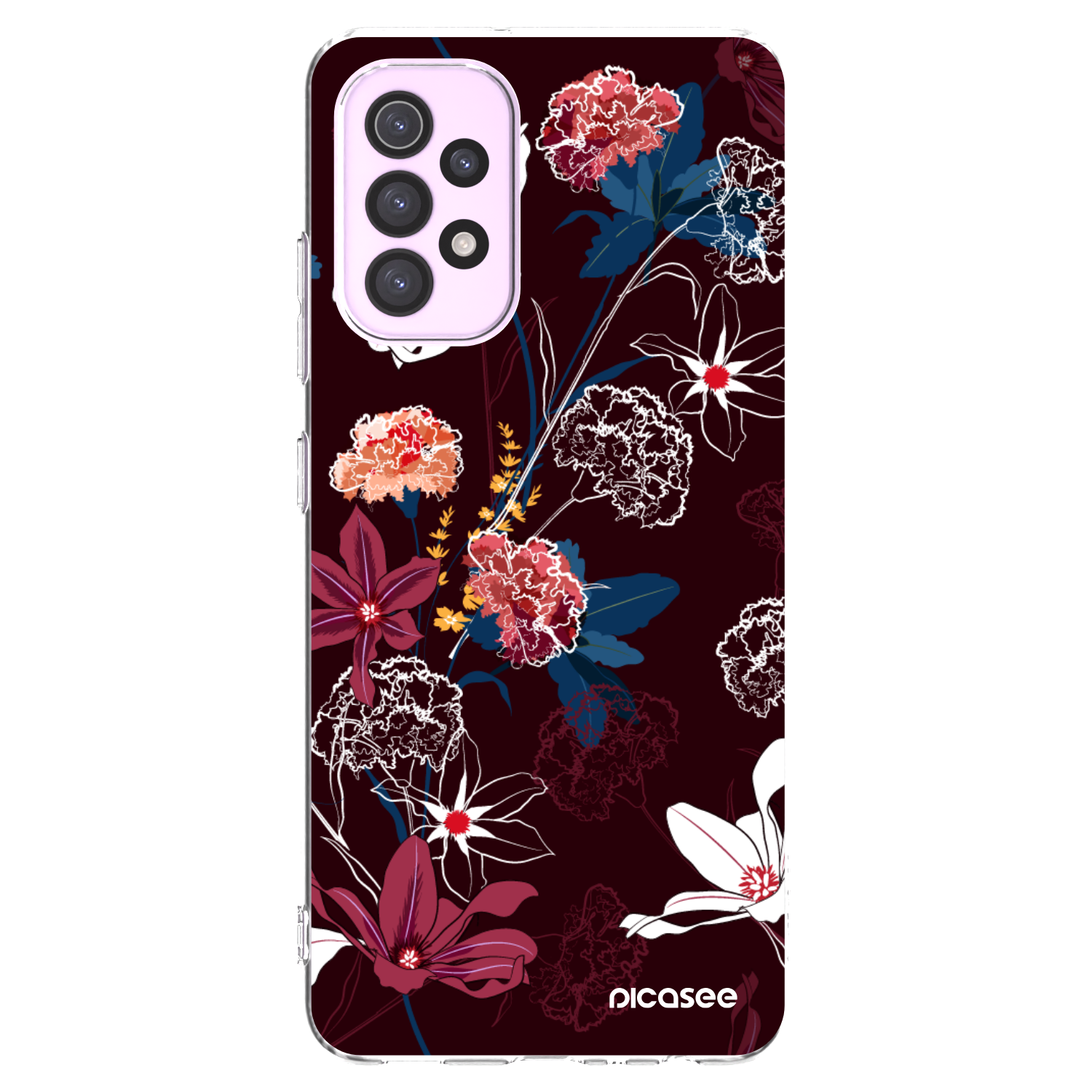 Picasee silikonový průhledný obal pro Samsung Galaxy A32 5G A326B - Dark Meadow
