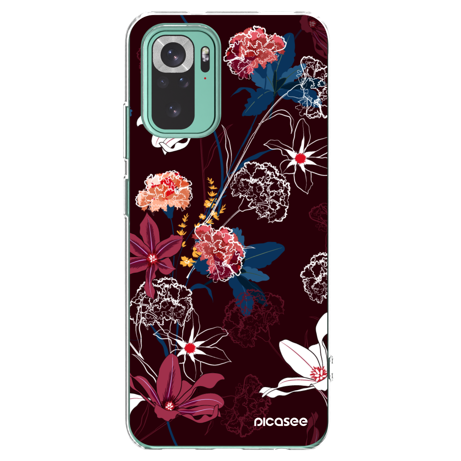Picasee silikonový průhledný obal pro Xiaomi Redmi Note 10 Pro - Dark Meadow