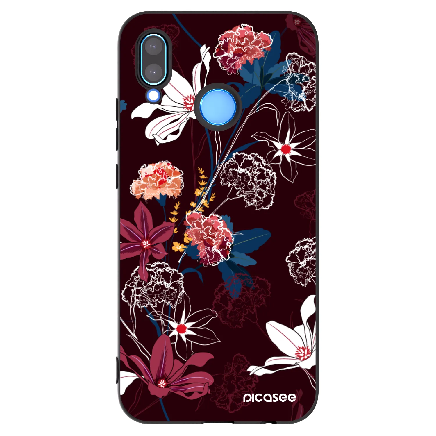 Picasee silikonový černý obal pro Huawei P20 Lite - Dark Meadow