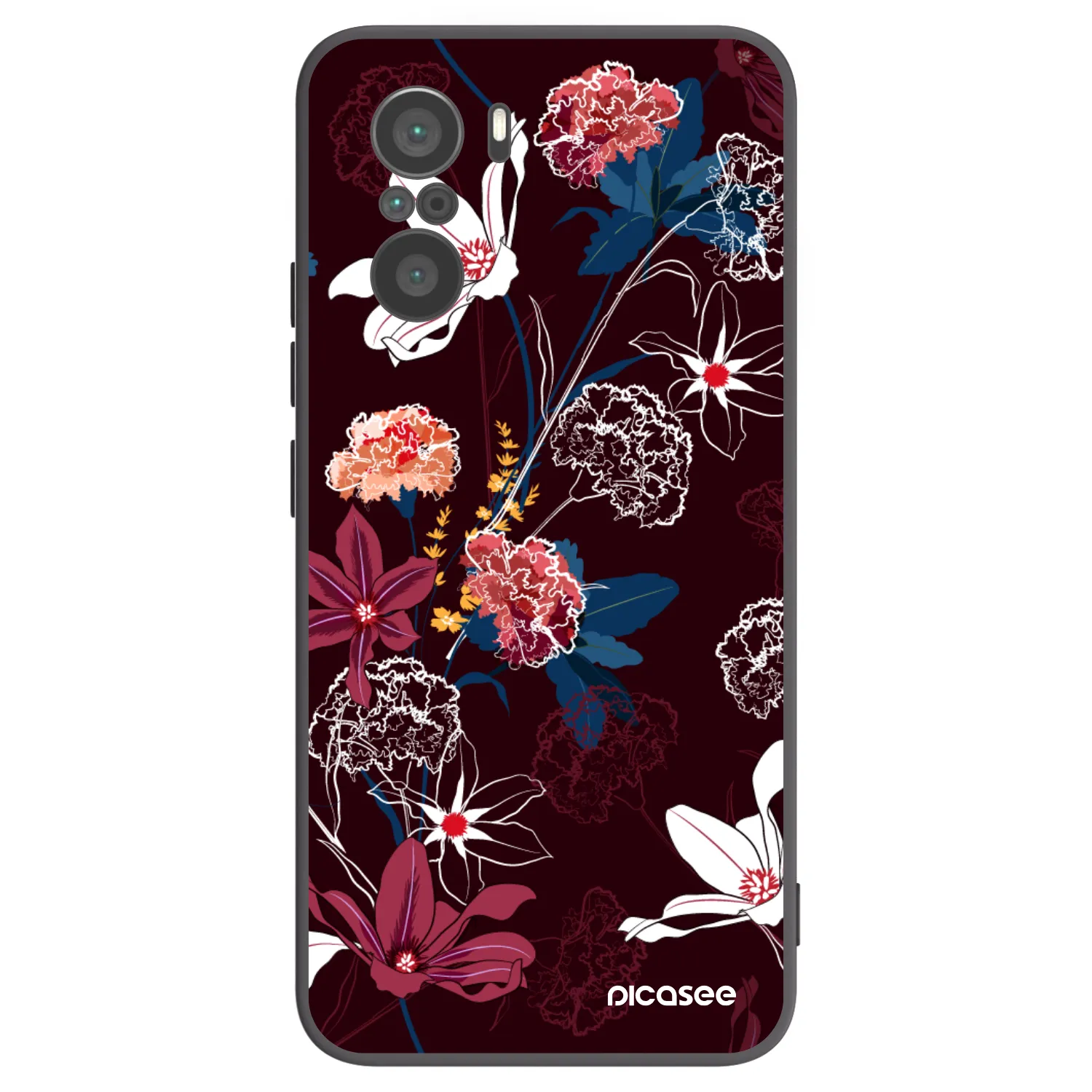 Picasee silikonový černý obal pro Xiaomi Poco F3 - Dark Meadow