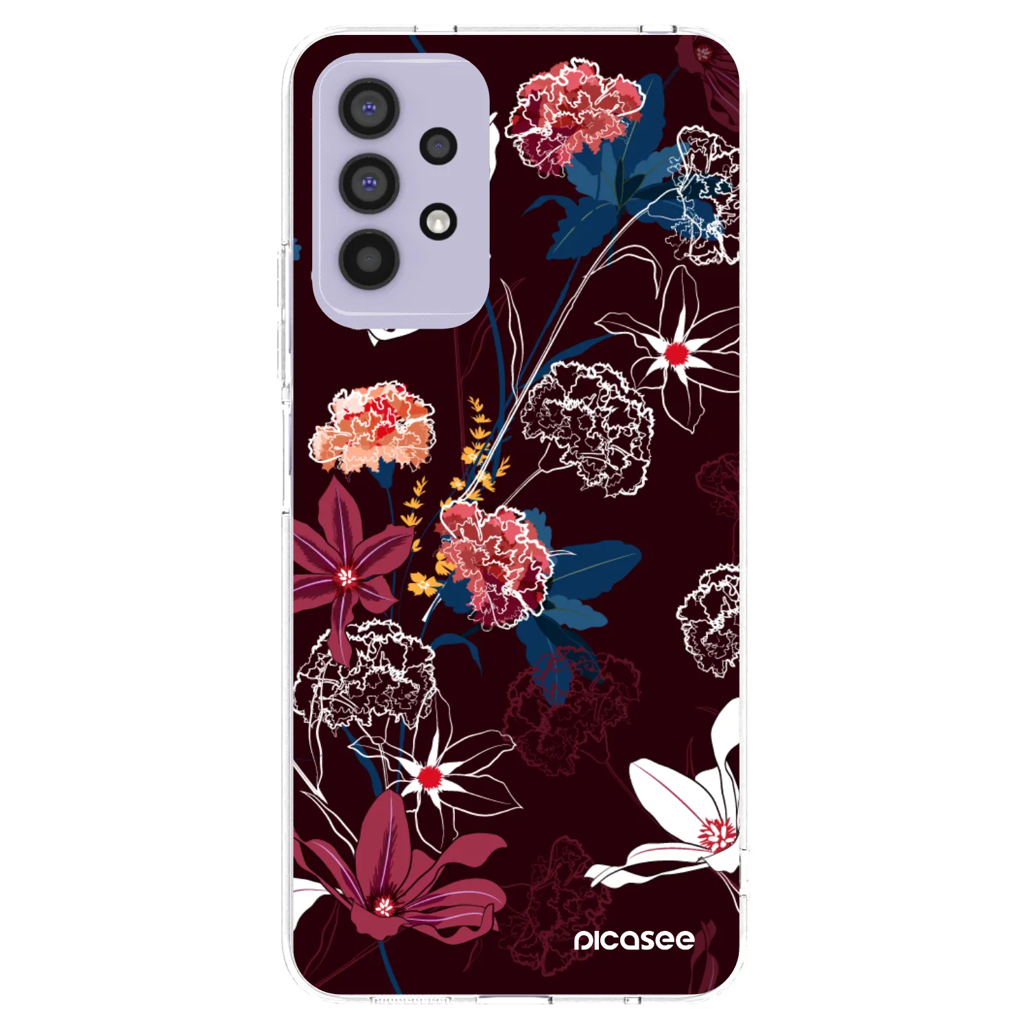 Picasee silikonový průhledný obal pro Samsung Galaxy A32 4G SM-A325F - Dark Meadow