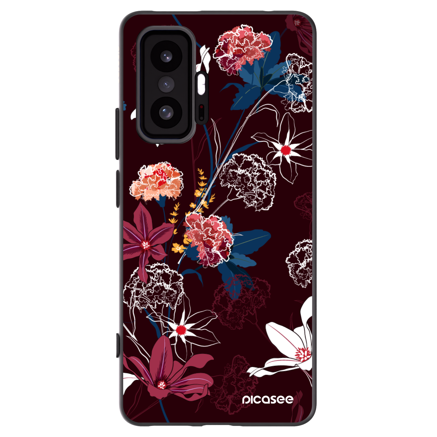 Picasee silikonový černý obal pro Xiaomi 11T - Dark Meadow