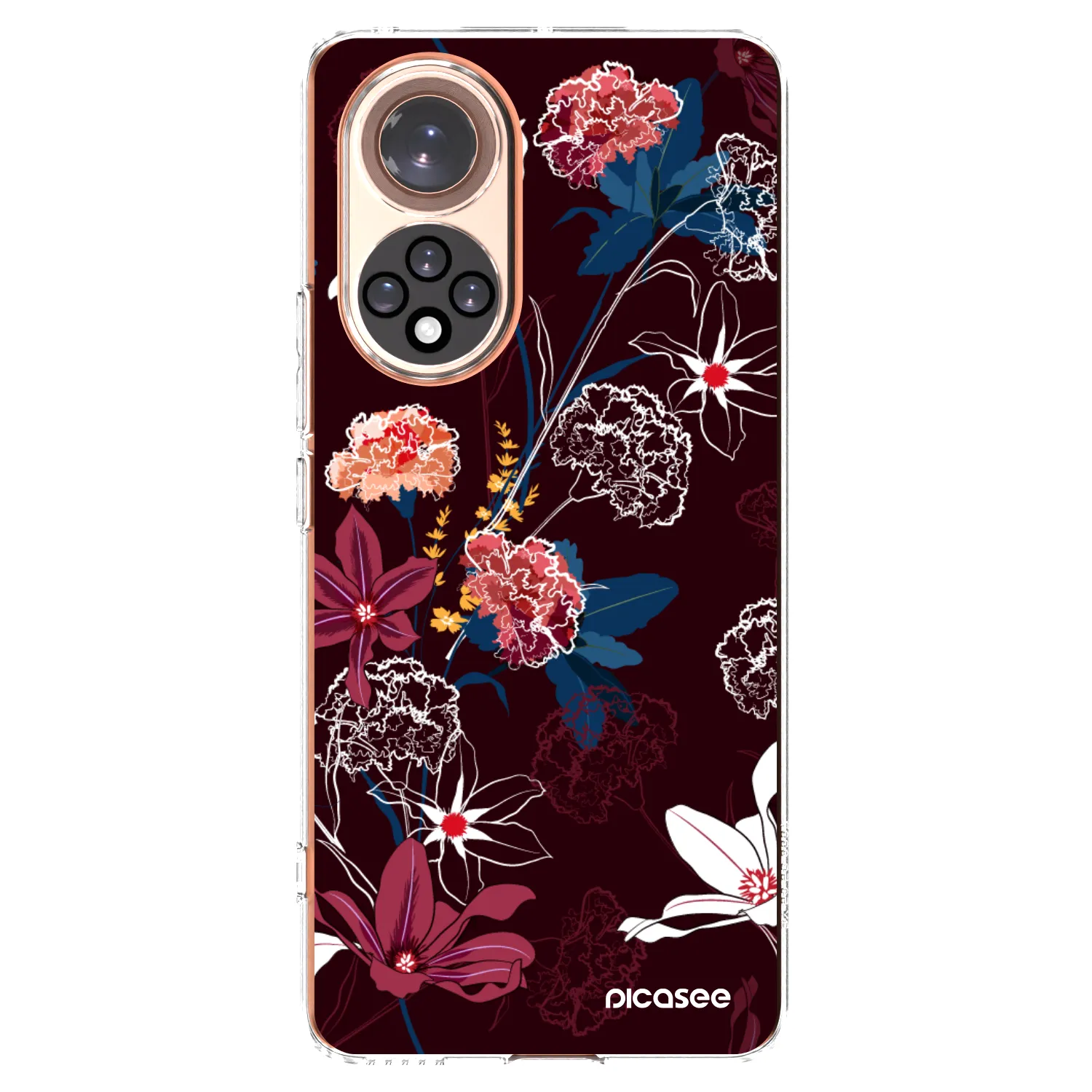 Picasee silikonový průhledný obal pro Honor 50 5G - Dark Meadow