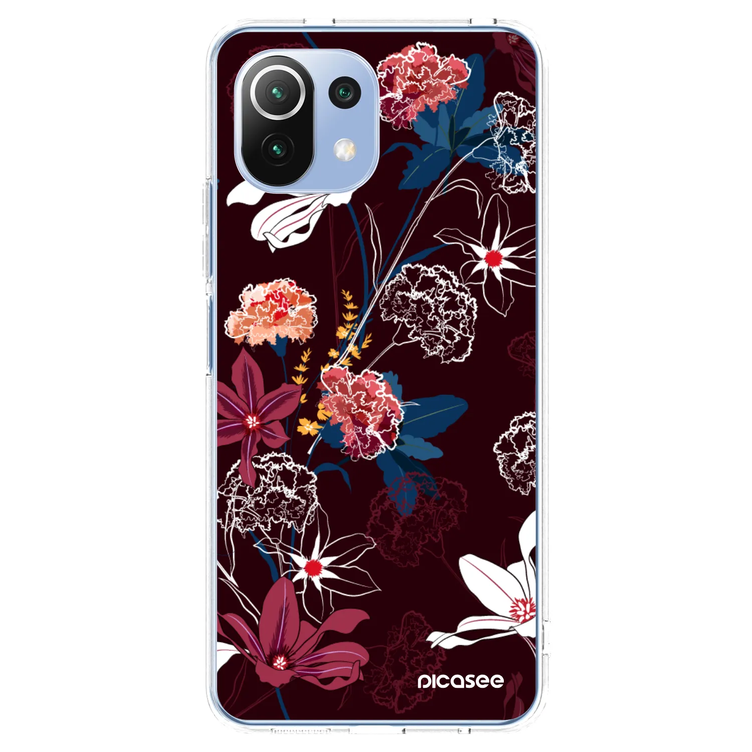 Picasee silikonový průhledný obal pro Xiaomi 11 Lite 5G NE - Dark Meadow
