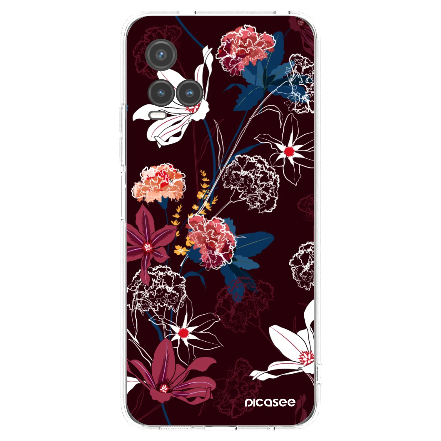 Picasee silikonový průhledný obal pro Vivo Y33s - Dark Meadow
