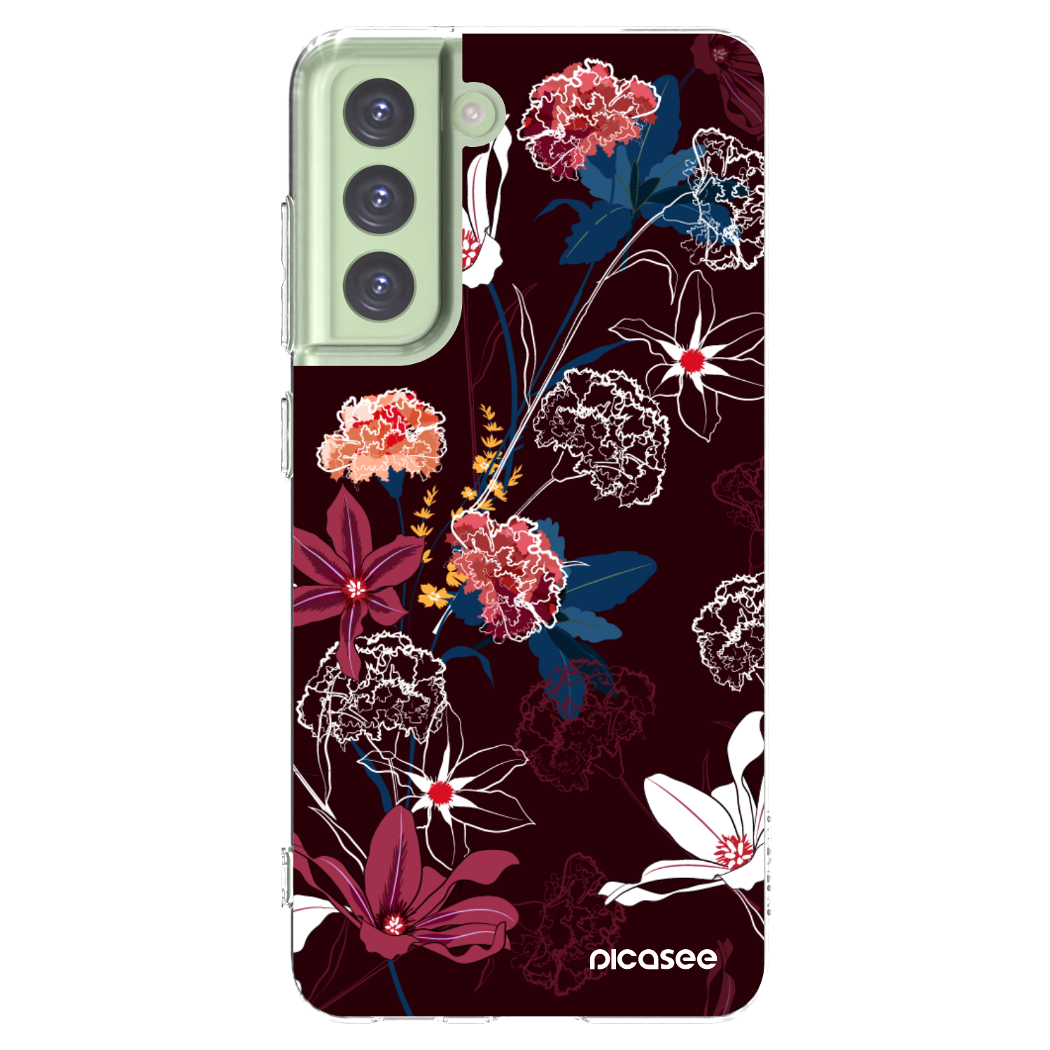 Picasee silikonový průhledný obal pro Samsung Galaxy S21 FE 5G - Dark Meadow