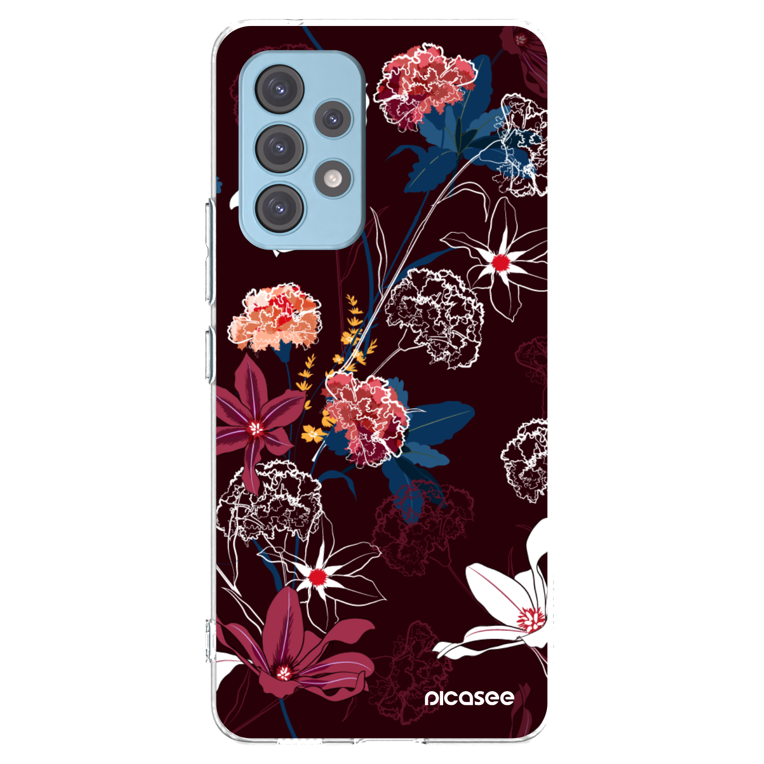 Picasee silikonový průhledný obal pro Samsung Galaxy A53 5G A536 - Dark Meadow