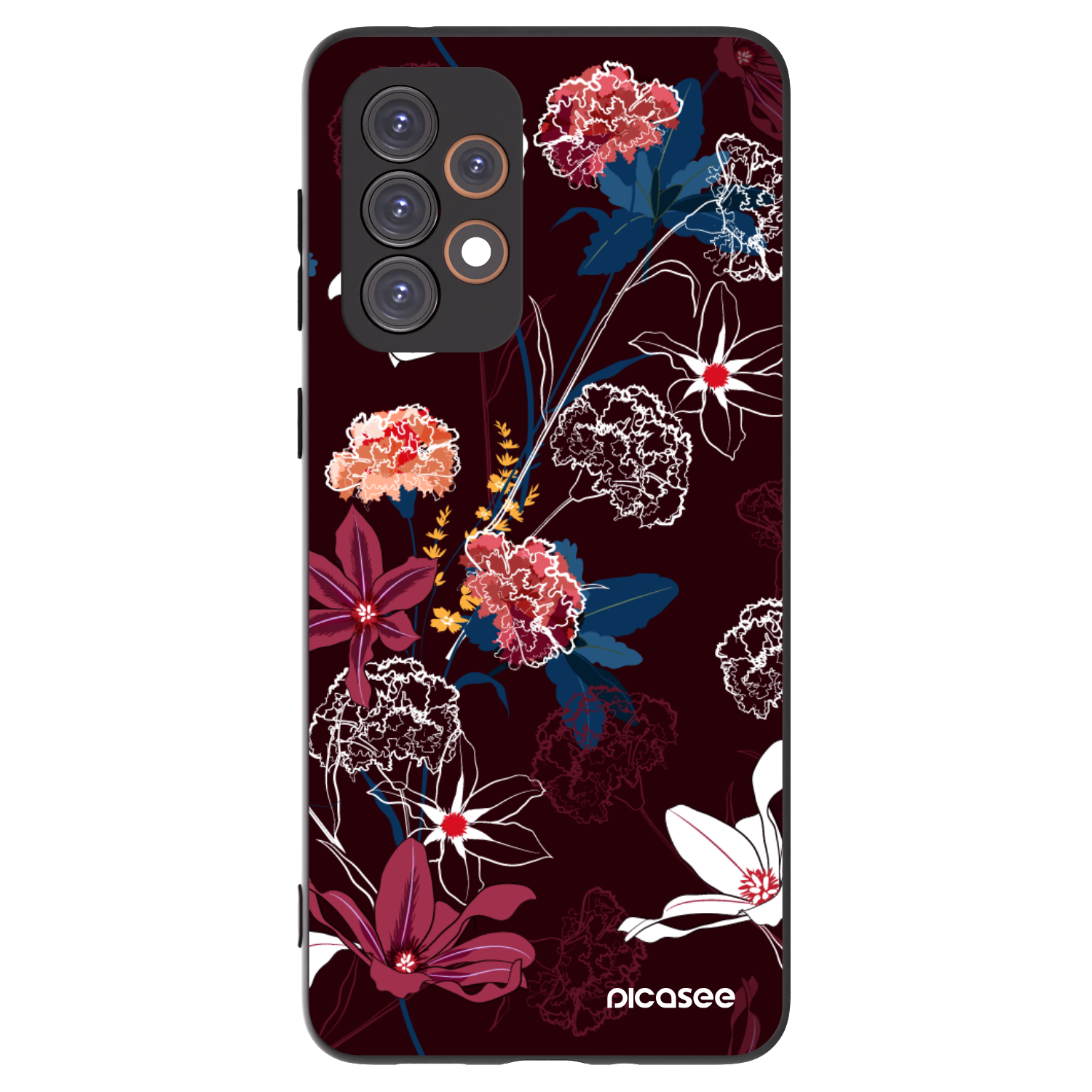 Picasee silikonový černý obal pro Samsung Galaxy A33 5G A336 - Dark Meadow