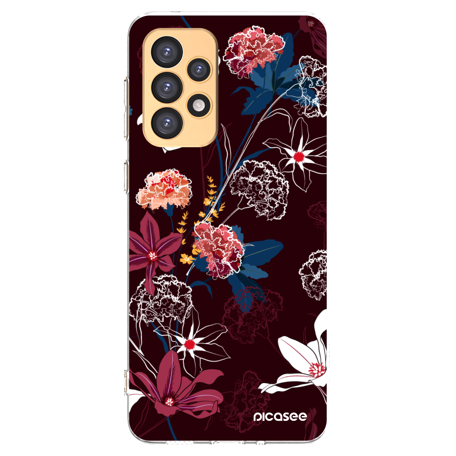 Picasee silikonový průhledný obal pro Samsung Galaxy A33 5G A336 - Dark Meadow