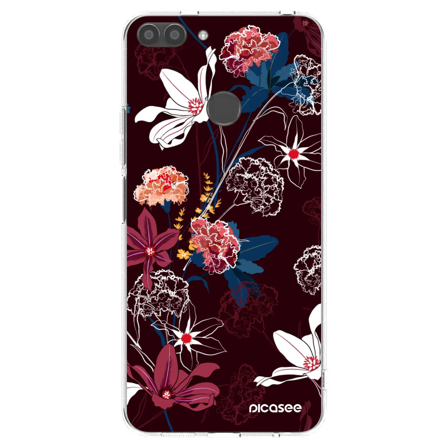 Picasee silikonový průhledný obal pro Huawei P Smart - Dark Meadow