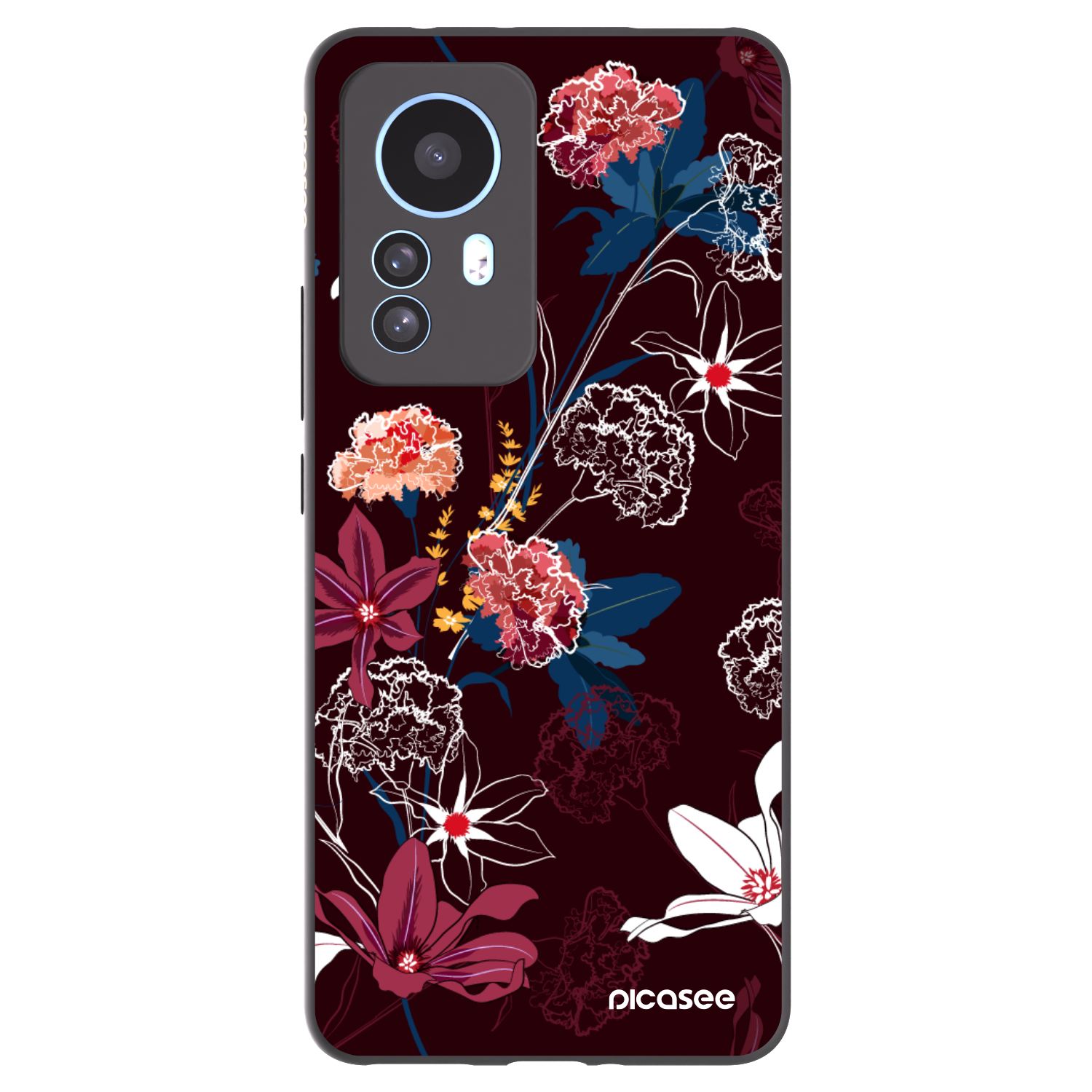 Picasee silikonový černý obal pro Xiaomi 12T - Dark Meadow