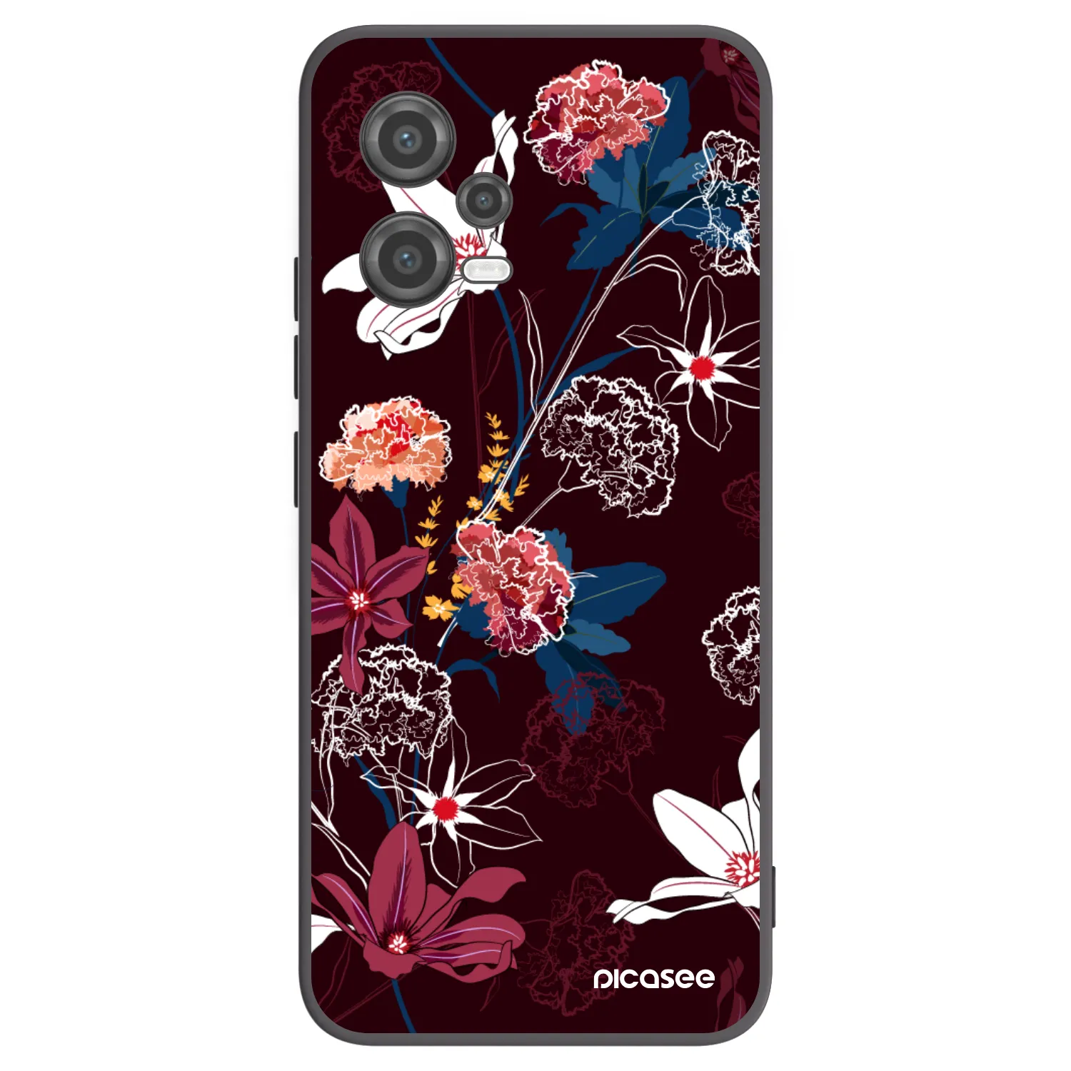 Picasee silikonový černý obal pro Xiaomi Poco X5 - Dark Meadow