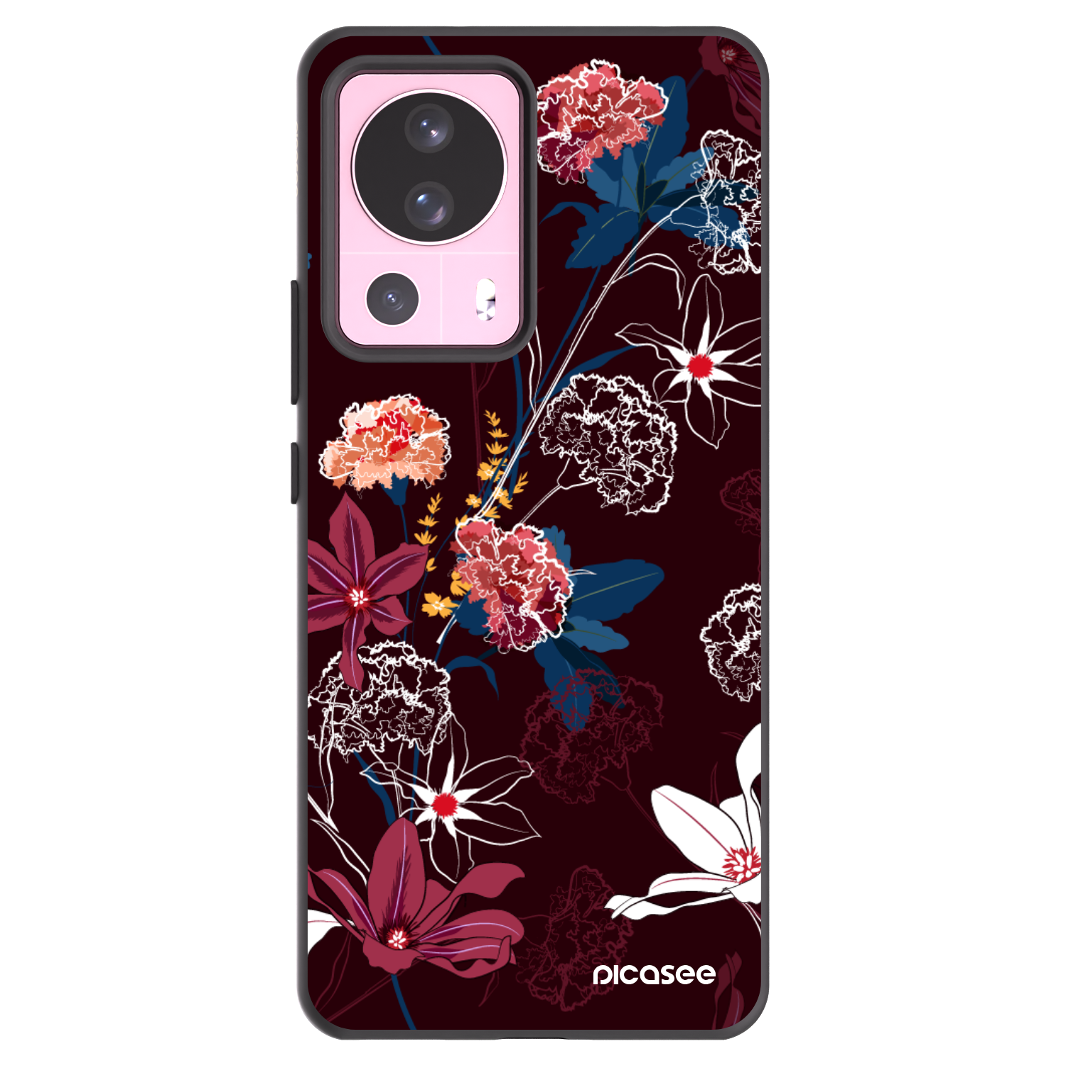 Picasee silikonový černý obal pro Xiaomi 13 Lite - Dark Meadow