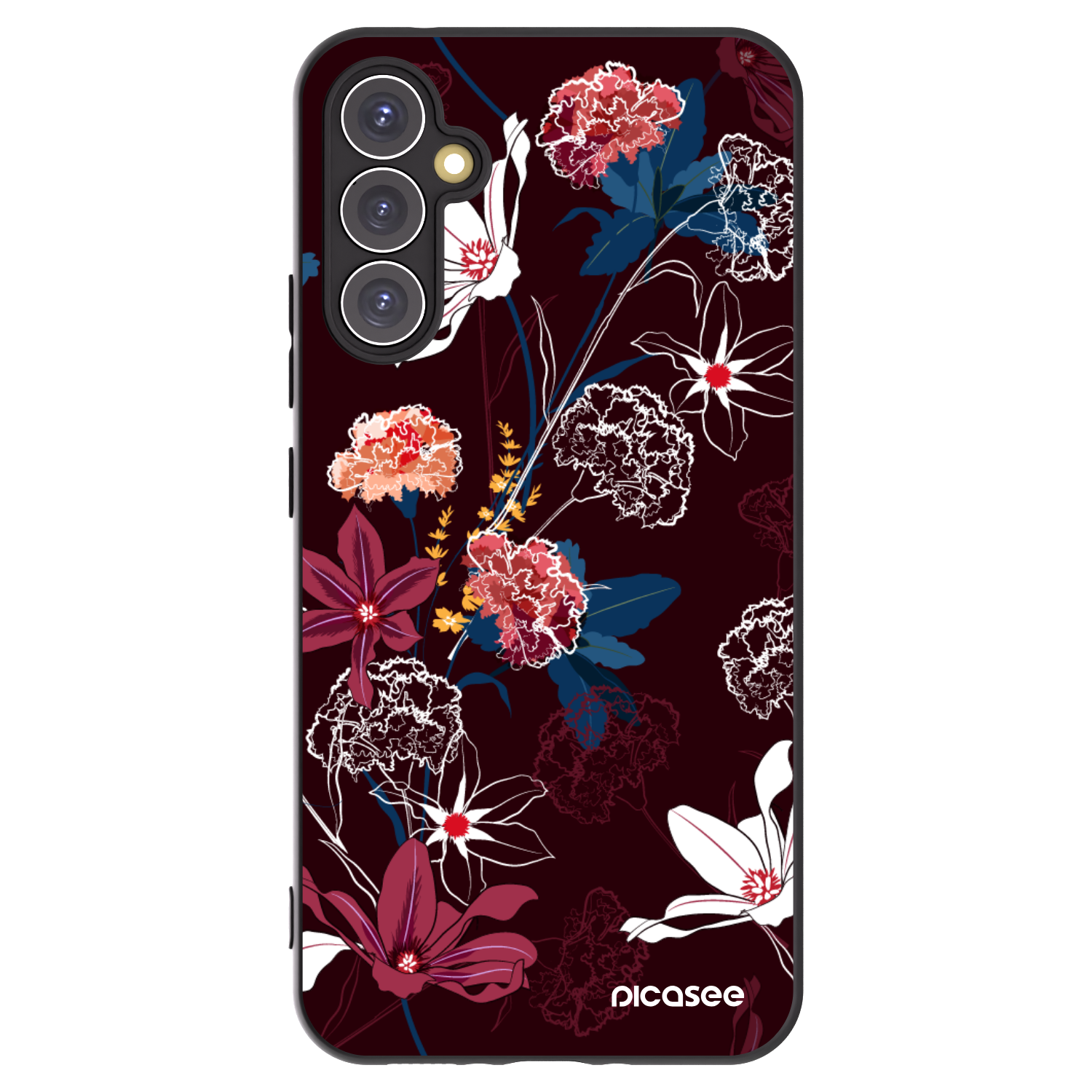 Picasee silikonový černý obal pro Samsung Galaxy A34 5G A346B - Dark Meadow