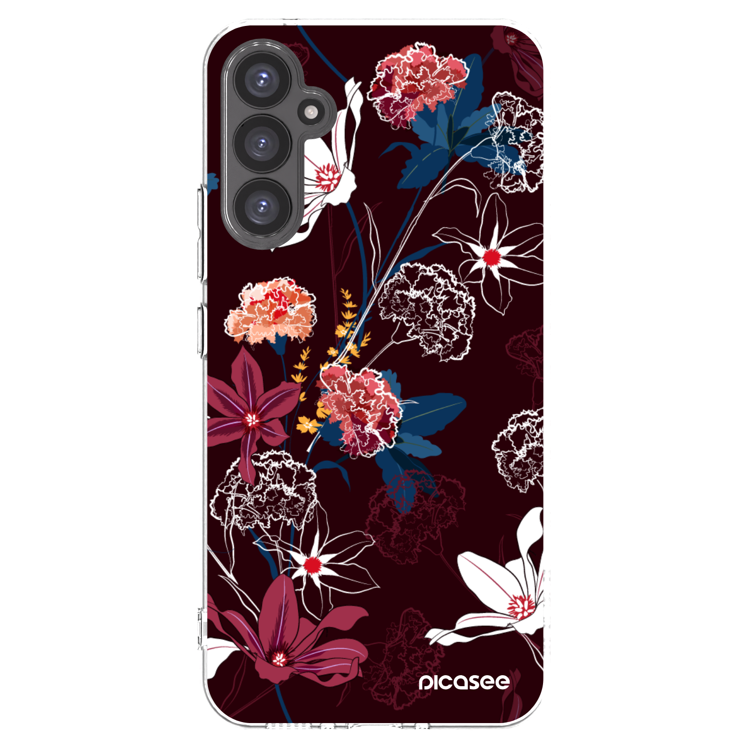 Picasee silikonový průhledný obal pro Samsung Galaxy A34 5G A346B - Dark Meadow