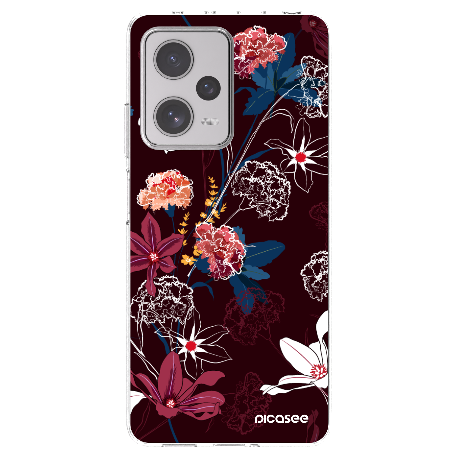Picasee silikonový průhledný obal pro Xiaomi Redmi Note 12 Pro+ 5G - Dark Meadow