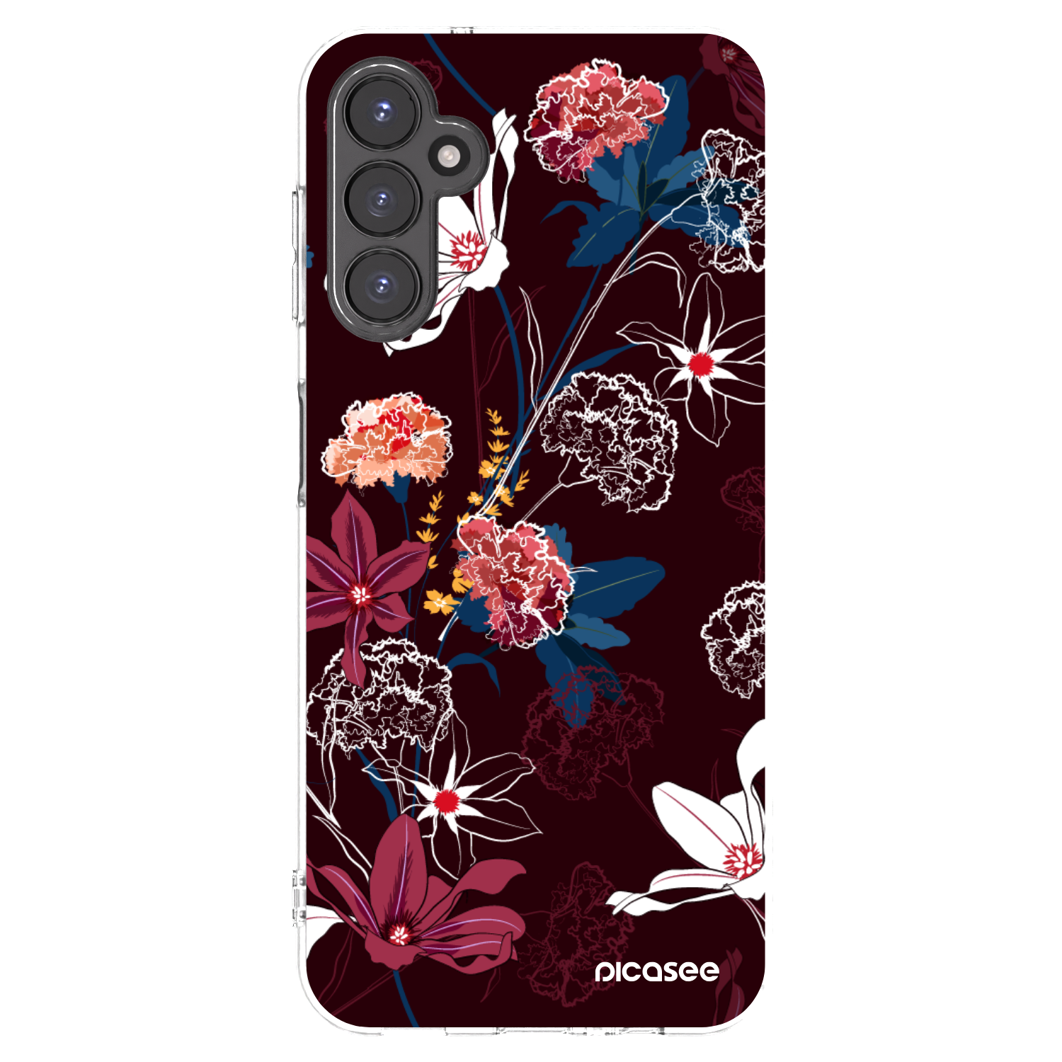 Picasee silikonový průhledný obal pro Samsung Galaxy A14 4G A145R - Dark Meadow