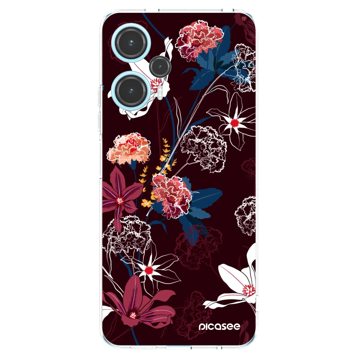 Picasee silikonový průhledný obal pro Xiaomi Poco F5 - Dark Meadow
