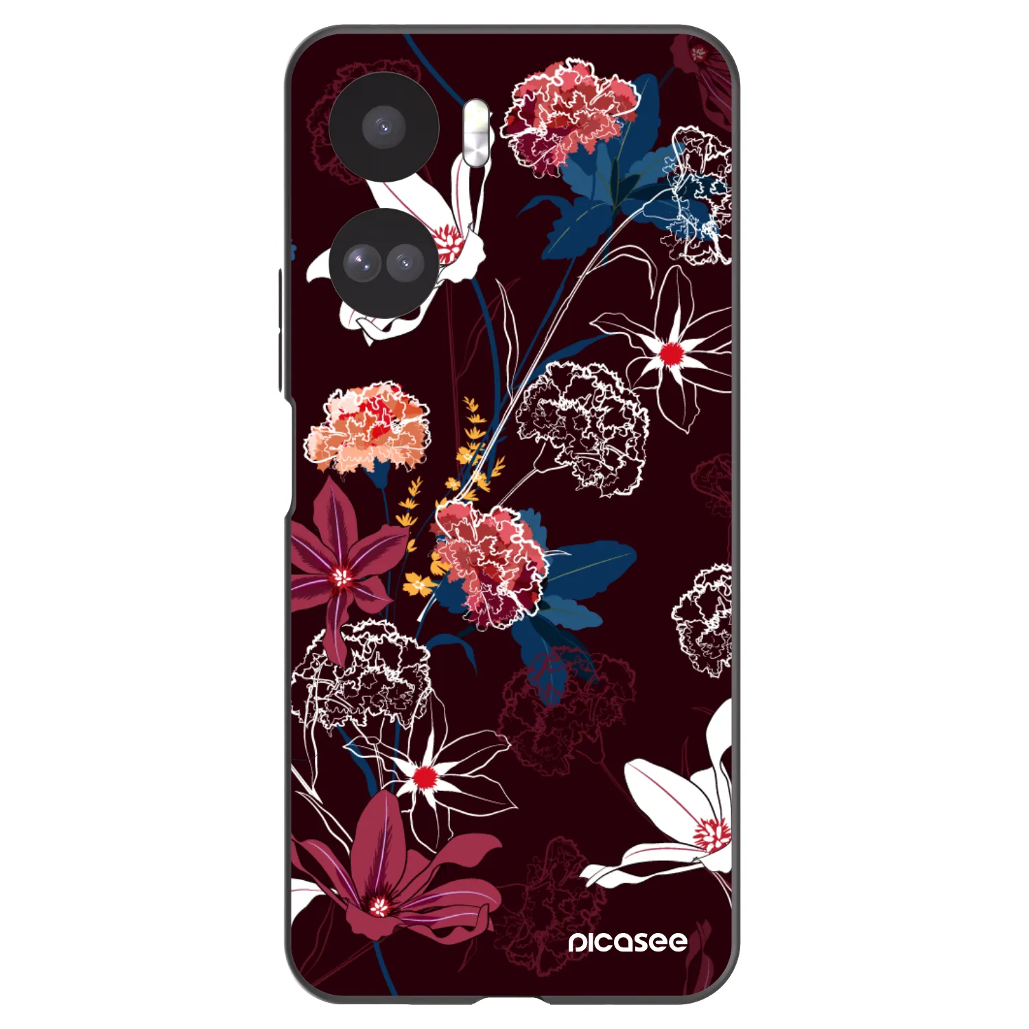 Picasee silikonový černý obal pro Honor 90 Lite 5G - Dark Meadow